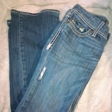 2 pair buckle jeans size 27