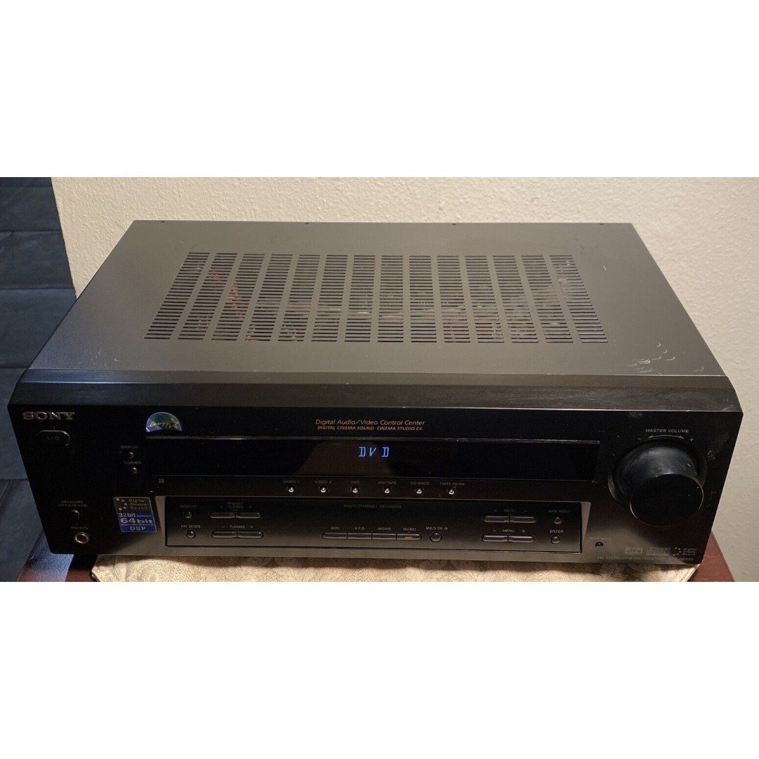 Sony STR-DE595 Dolby Digital 5.1 Surround Control Center Receiver, NO REMOTE
