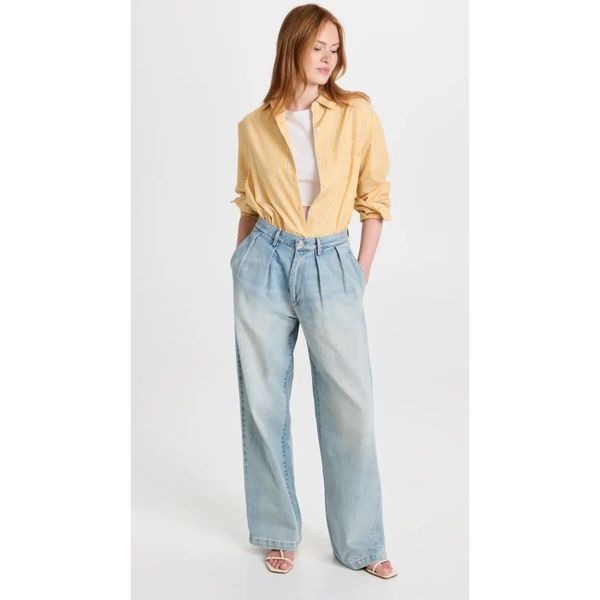 NWT Denimist Blair Double Pleated Pants Size 28 Womens Jeans