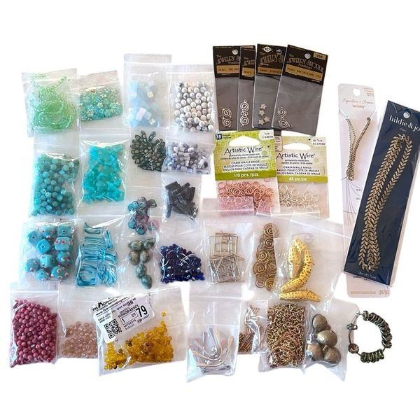 Beads & Findings Jewelry Making Supplies Lot