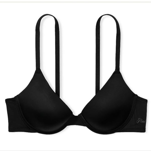 1054 Pink Victoria's Secret Wear Everywhere Push-Up Bra Sz 34DD