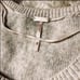 FREE PEOPLE Beach Dark Grey Colorblock Stripe Pullover Crew Neck Sweater XS