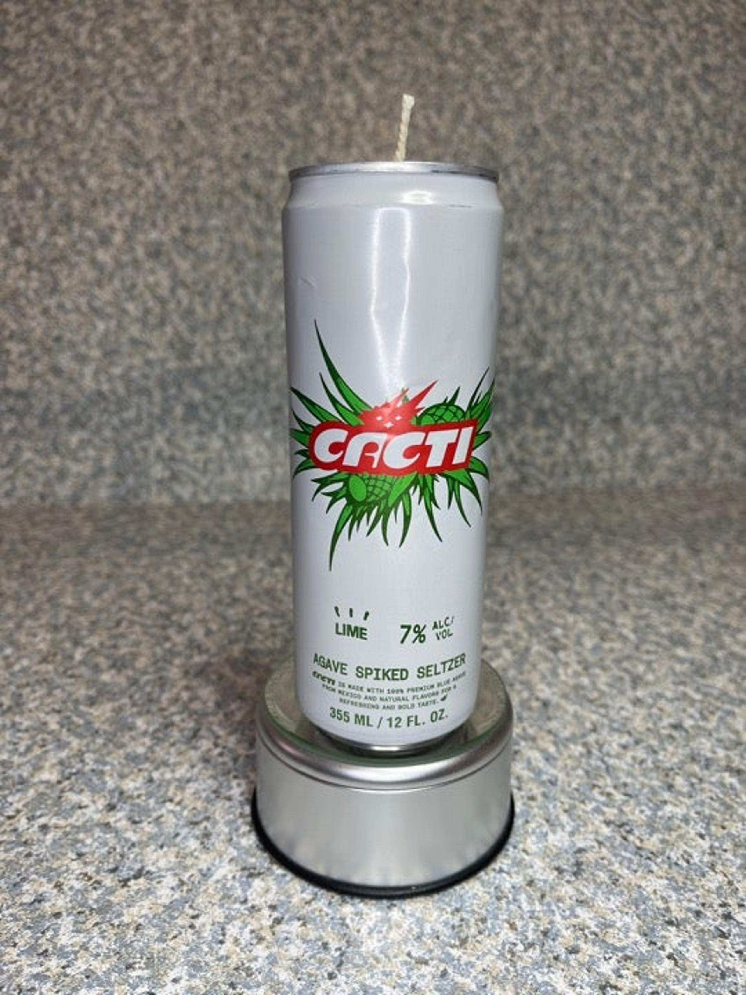 Recyclable Can Candle Cacti Lime 12oz
