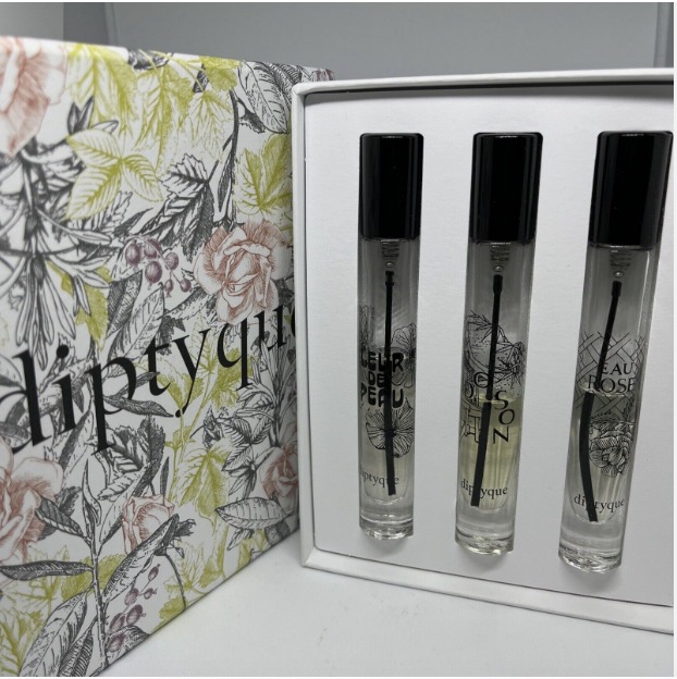 Diptyque Discovery Set Of 3 Perfumes 3x0.25 oz EDP Low Fill As Pictured