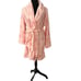 NWT Juicy Couture Plush JC Logo Robe in Light Pink