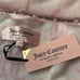 NWT Juicy Couture Plush JC Logo Robe in Light Pink