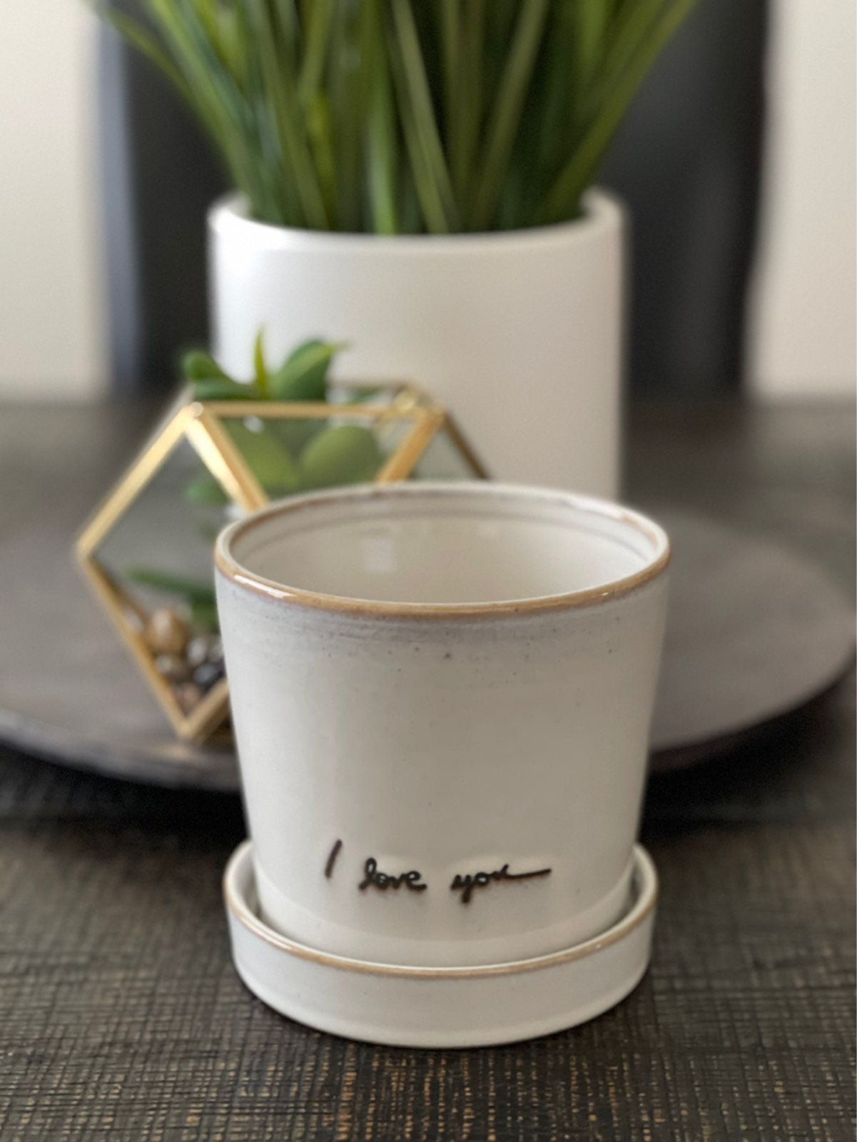 Hearth and Hand I Love You Planter