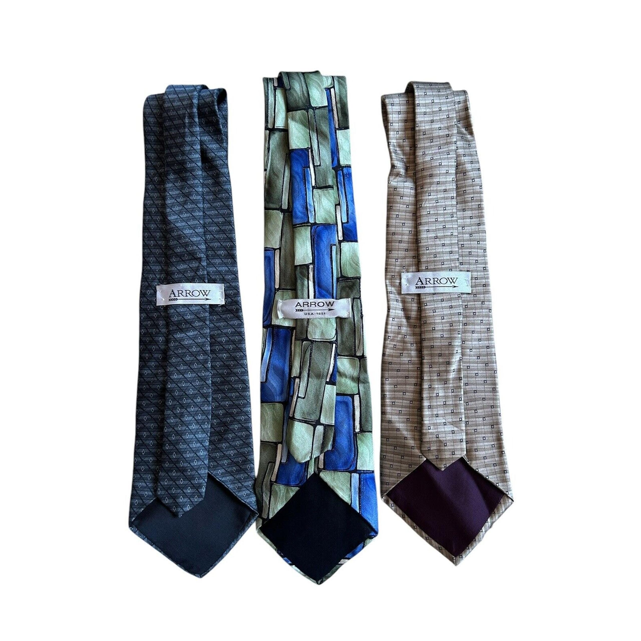 3 Arrow NWOT Men’s Neckties Silk Ties Name brand Suit Accessories Professional