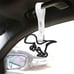 BRAND NEW 2PCS DINOSAUR BLACK JDM TSURIKAWA RING White Handle Strap Drift Charm