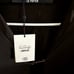 Jacquemus La Chemise Notte Open Charm Logo Satin Black Shirt Blouse NWT