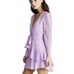 For Love and Lemons Tarta Long Sleeve Mini Dress Lavender | Size S