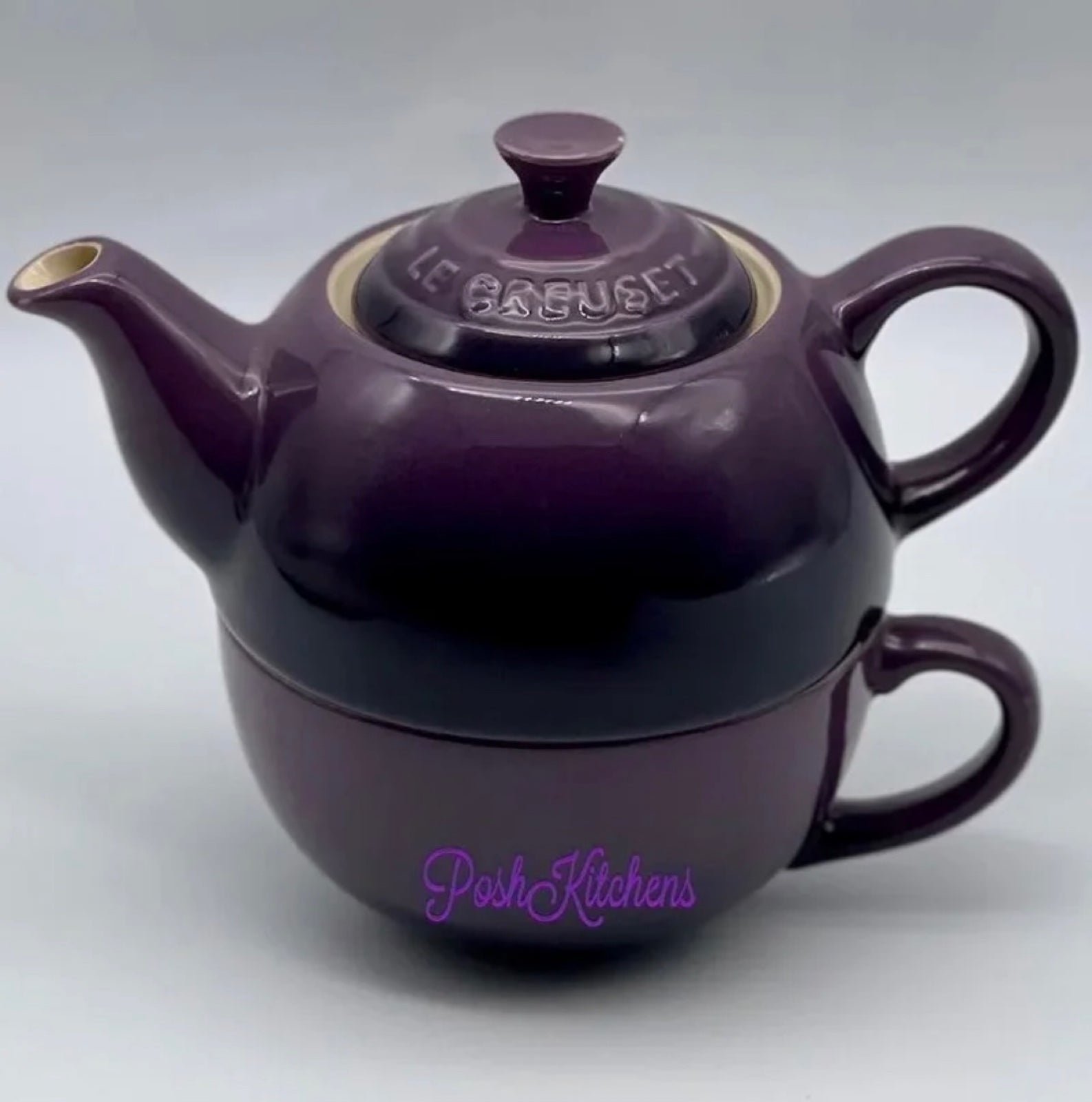 Le Creuset RARE CASSIS Tea For One