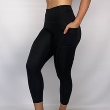 Carbon38 High Rise 7/8 Legging With Pockets In Cloud Compression Size XXL