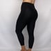 Carbon38 High Rise 7/8 Legging With Pockets In Cloud Compression Size XXL