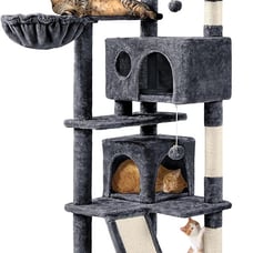 Cat Tree 57 inches Multi-Level Cat Condo with Scratching