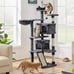 Cat Tree 57 inches Multi-Level Cat Condo with Scratching