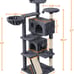 Cat Tree 57 inches Multi-Level Cat Condo with Scratching