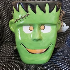 Halloween Frankenstein light up luminary