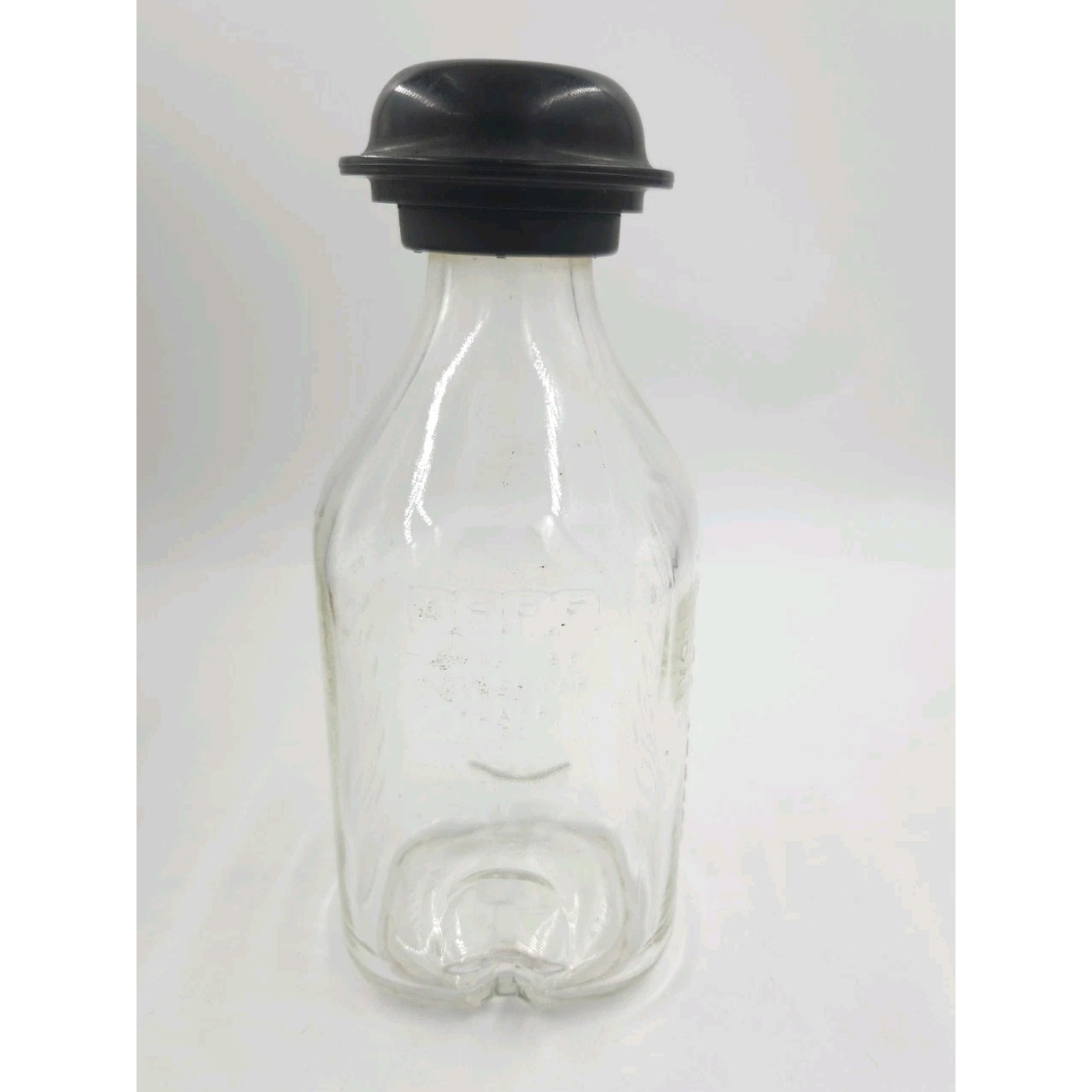 Vintage AMERICAN SQUARE PAK FLASK Bottle W/Lid AMERICAN STERILIZER COMPANY