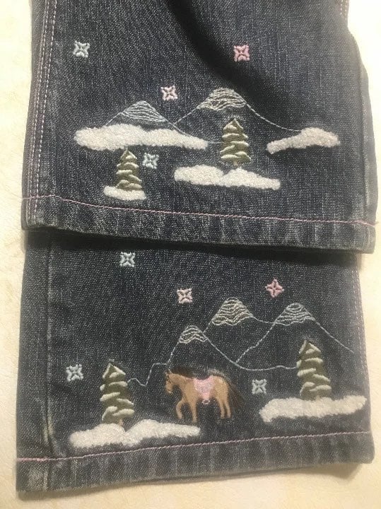 NWT Gymboree pk city luxe horse jeans 2t