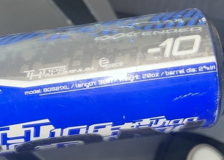 Easton baseball bat