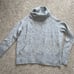 Aritzia Community Wool Plutarch Cowl Neck Sweater in Grey Size M