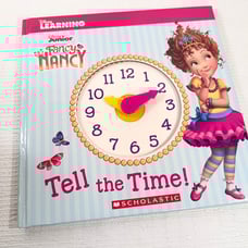 Disney Learning: Fancy Nancy: Tell the Time! clock book kids learning Scholastic