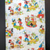 Vintage 1960s Walt DIsney Mickey & Minnie Mouse Twin Bed Flat Sheet - Made in US