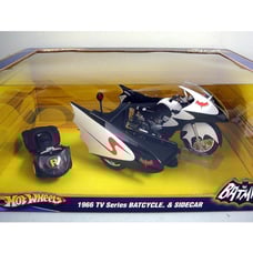 Hot Wheels 1966 Batman Batcycle & Sidecar