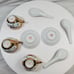 Vintage Chinese Porcelain Gold Trim 8 Piece Set