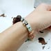 Boho Chic Czech Glass & Crystal Elephant Beaded Stretch Bracelet 7 Stackable