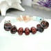 Boho Chic Czech Glass & Crystal Elephant Beaded Stretch Bracelet 7 Stackable