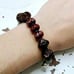 Boho Chic Czech Glass & Crystal Elephant Beaded Stretch Bracelet 7 Stackable