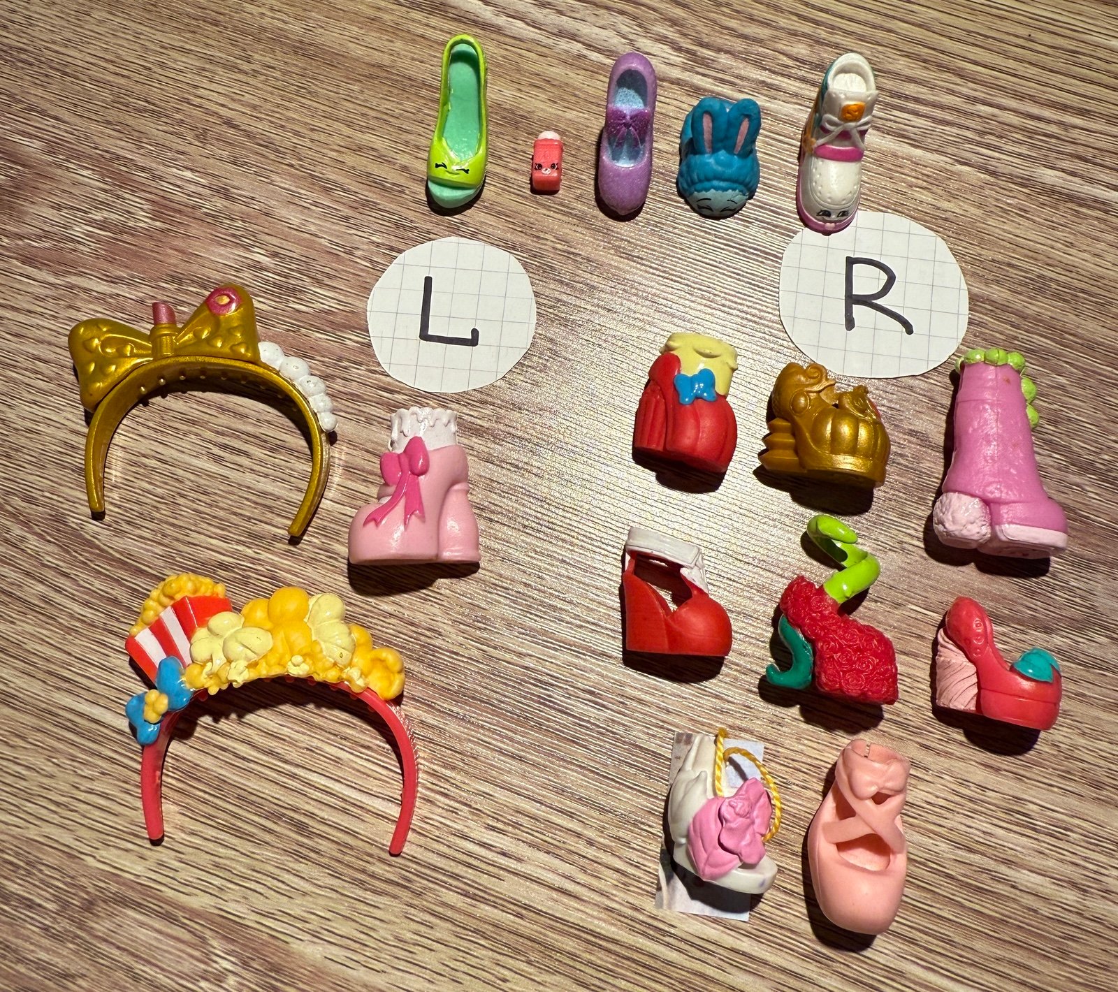 Shopkins Shoppies - XX - Variety of Single Shoes. Can Separate