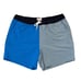NWT J. Crew Men's Blue 6 Colorblock Swimsuit/Trunk - SIZE LARGE
