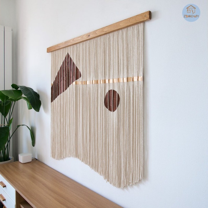 Wall Mounted, Hidden Electrical Panel Minimalist Wall Art Large Lace Wall Decor