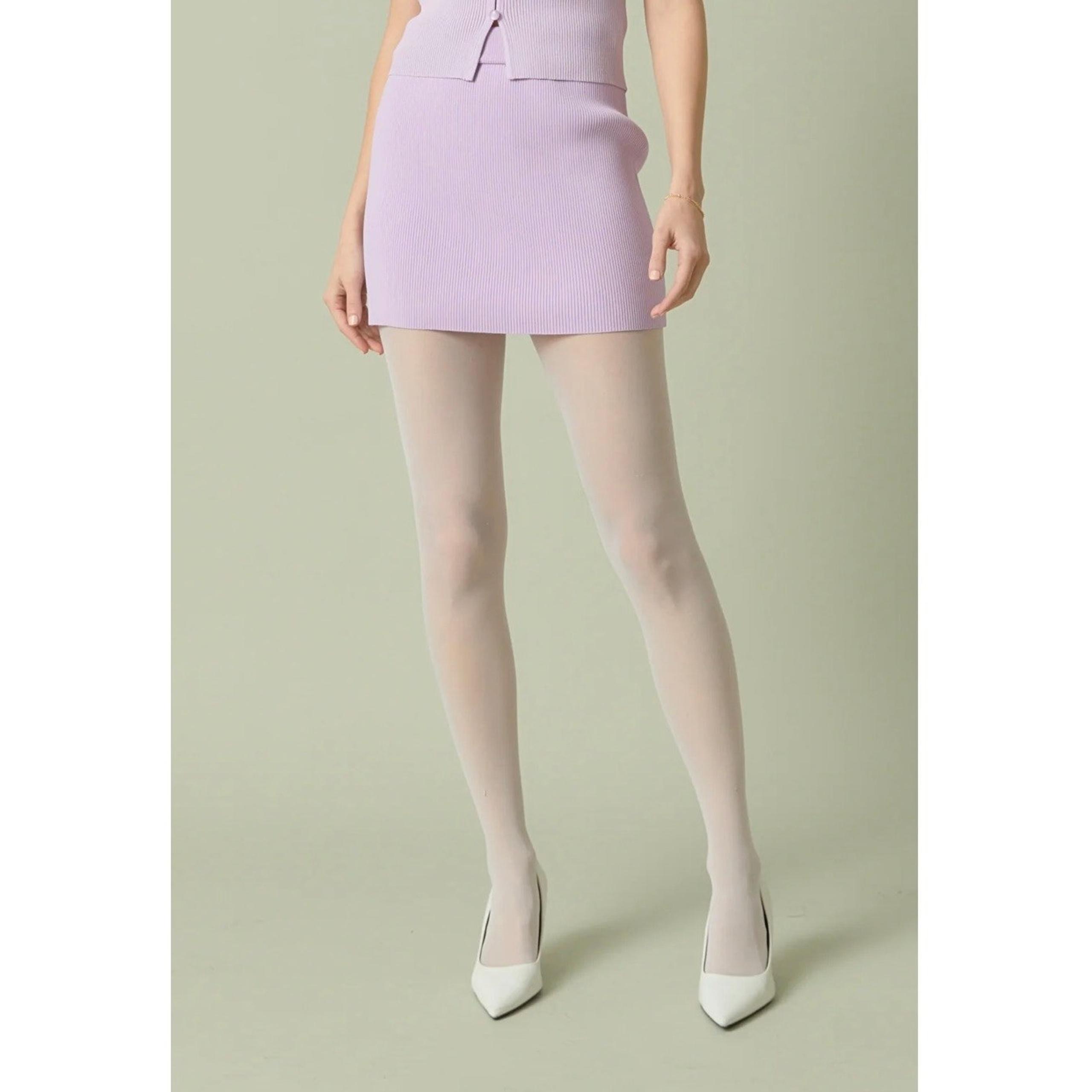 Anthropologie Endless Rose Woman Purple BANDED KNIT MINI Skirt, Size Small