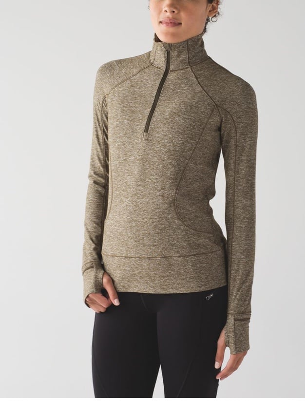 Lululemon Rush Hour 1/2 Zip Running Luon Spray Jacquard Shocking Blue Women’s 4
