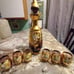 An antique chocolate pot