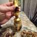 An antique chocolate pot