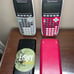 (2x) Texas Instruments Ti-84 Plus Silver Edition Graphing Calculators -Tested-