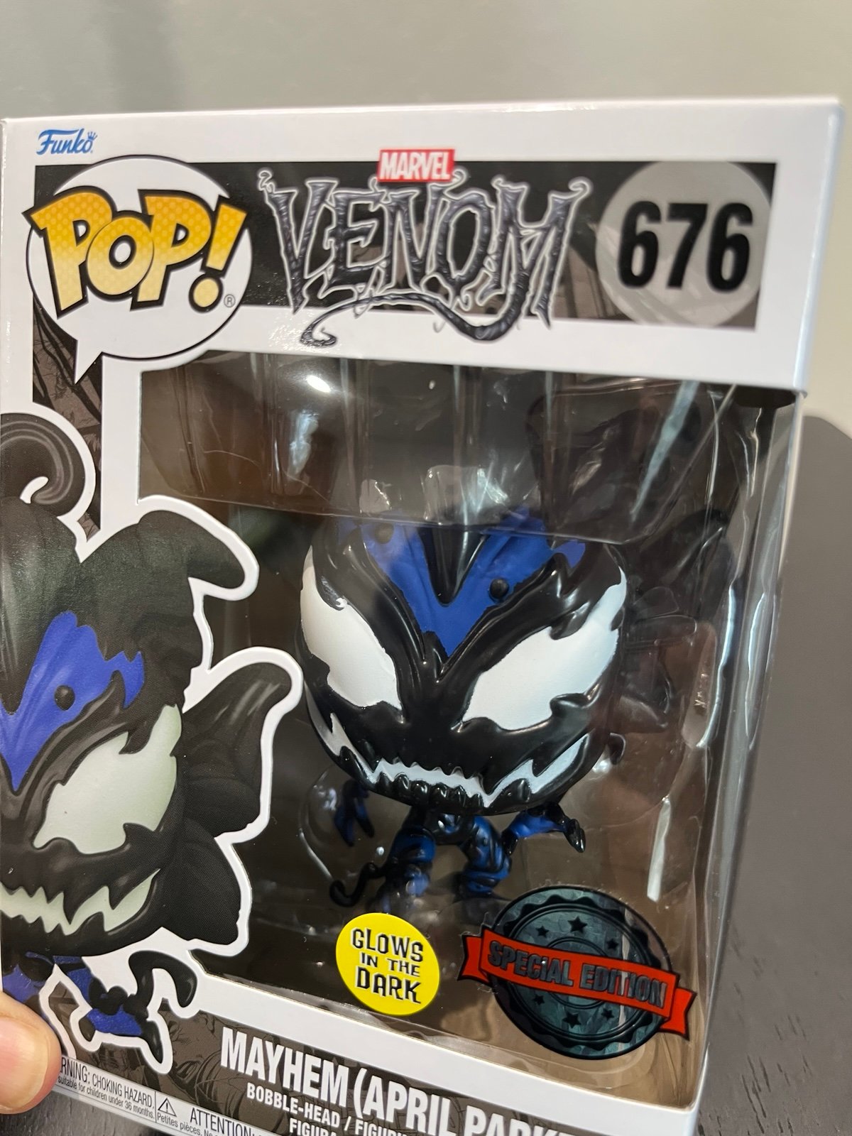 Pop Venom MAYHEM (April Parker) Exclusive Glow