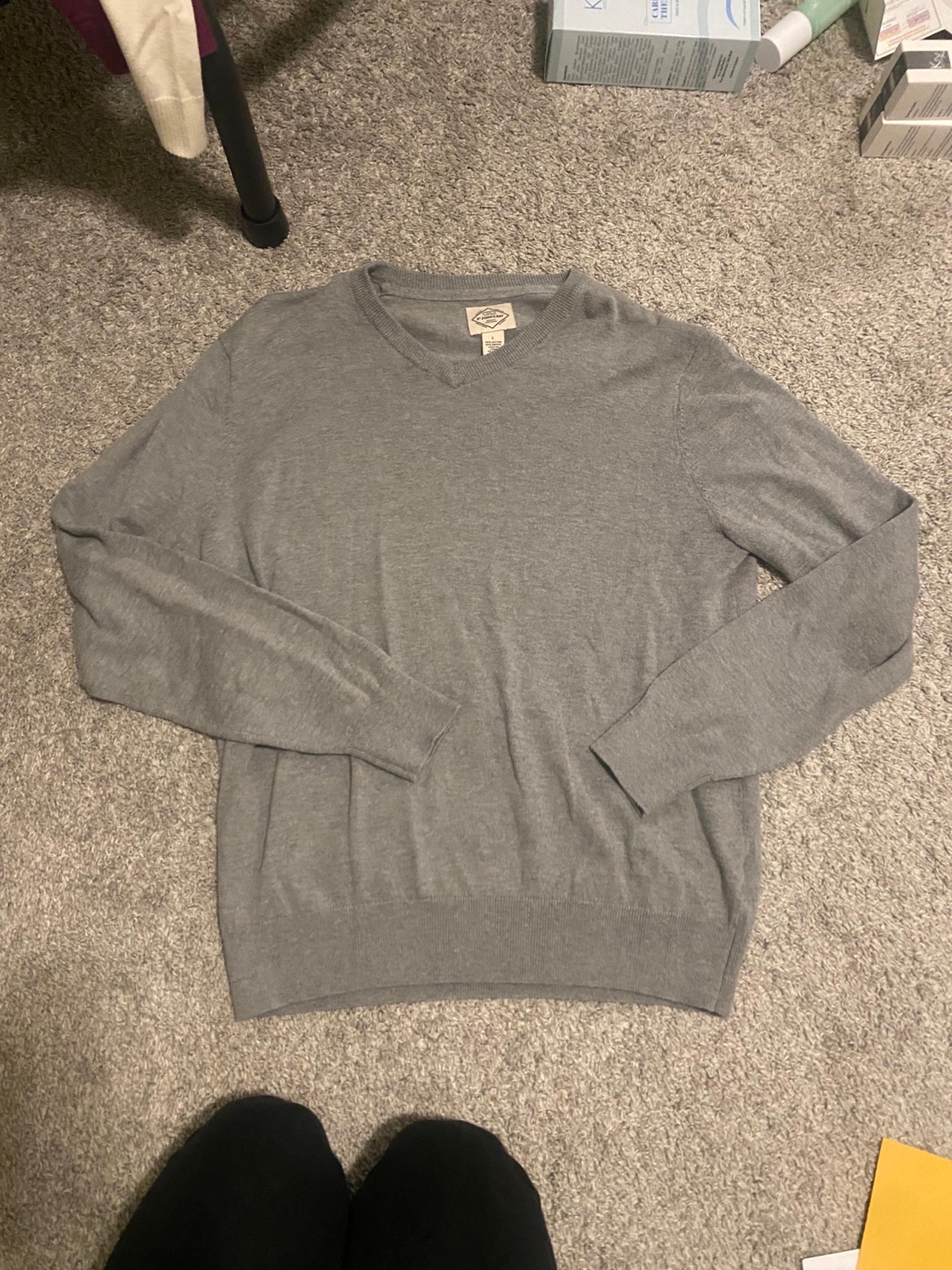 St. John’s Bay Sweater Men’s Grey