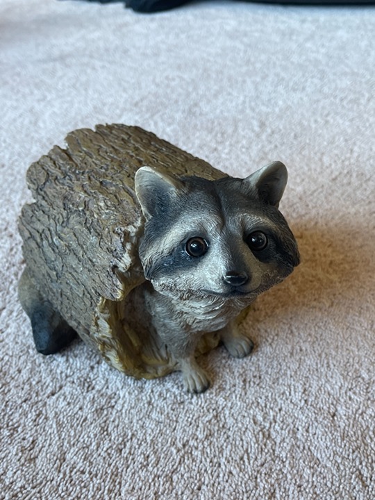 Garden Animal Statue 10 Inch Long Cast Stone Resin