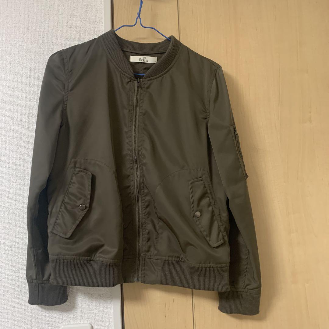 Spring Women's Jacket ikka MA-1 Size L Olive
