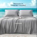 SLEEP ZONE Nanotex King Size Cooling Comforter Set, 3 Pieces