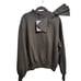 ZARA oversized bow pullover bow top