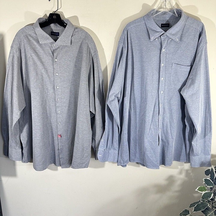 Proper Cloth Dress Shirt Lot Mens Performance Stretch Longsleeve 21.75 2XL