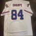Shannon Sharpe Denver Broncos Hall of Fame All White Jersey #84 Size 3XL