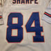 Shannon Sharpe Denver Broncos Hall of Fame All White Jersey #84 Size 3XL